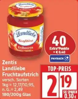Edeka Zentis Landliebe Fruchtaufstrich Angebot
