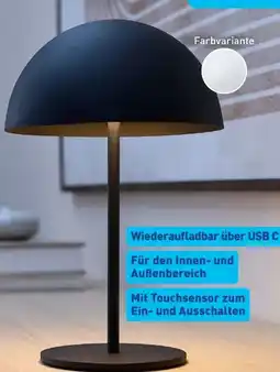 Aldi Nord Casalux Akku-Pilz-Tischleuchte Angebot