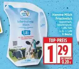 Edeka Hemme Milch Frischmilch Angebot
