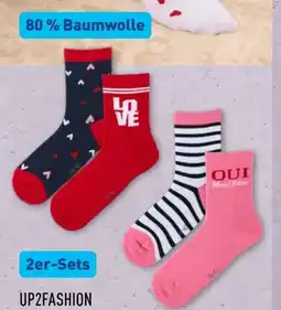 Aldi Nord Up2Fashion Damen-Socken 2 Paar Angebot
