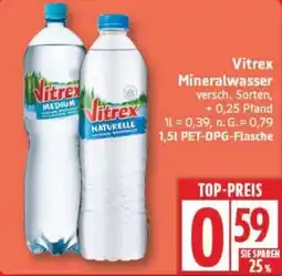 Edeka Vitrex Mineralwasser Angebot