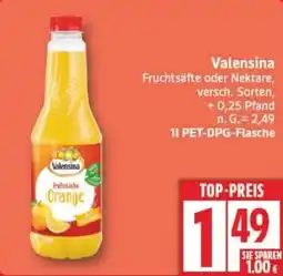 Edeka Valensina Fruchtsäfte oder Nektare Angebot