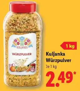 Lidl Kuljanka Würzpulver Angebot