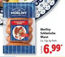 Lidl Morliny Schlesische Wurst Angebot