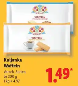 Lidl Kuljanka Waffeln Angebot