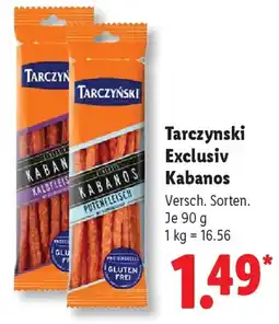 Lidl Tarczynski Exclusiv Kabanos Angebot