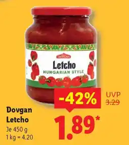 Lidl Dovgan Letcho Angebot