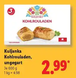 Lidl Kuljanka Kohlrouladen, ungegart Angebot