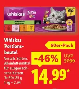 Lidl Whiskas Portionsbeutel Angebot