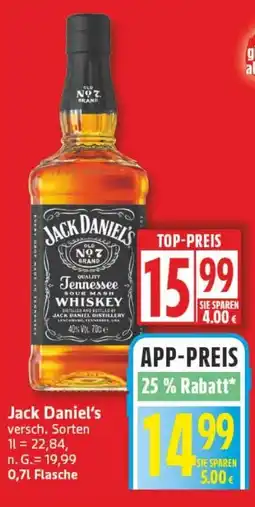 Edeka Jack Daniel's Angebot