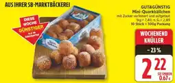 Edeka GUT&GÜNSTIG Mini-Quarkbällchen Angebot