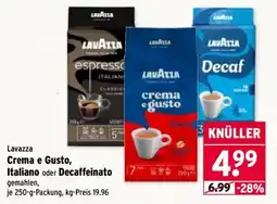 Wasgau Lavazza Crema e Gusto, Italiano oder Decaffeinato Angebot
