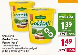 Wasgau Grafschafter Goldsaft oder Fenner Harz Angebot