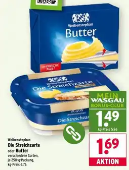 Wasgau Weihenstephan Die Streichzarte oder Butter Angebot