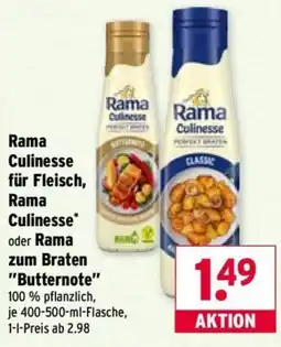 Wasgau Rama Culinesse für Fleisch, Rama Culinesse oder Rama zum Braten "Butternote" Angebot
