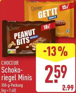 Aldi Nord CHOCEUR Schokoriegel Minis Angebot