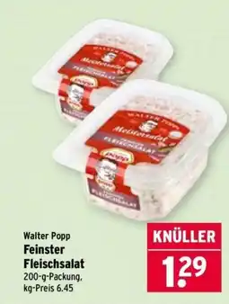 Wasgau Walter Popp Feinster Fleischsalat Angebot