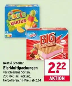 Wasgau Nestlé Schöller Eis-Multipackungen Angebot