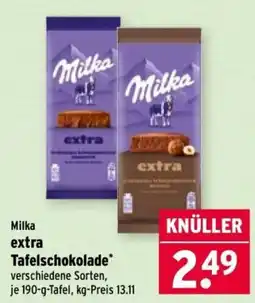 Wasgau Milka Tafelschokolade Angebot