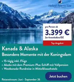 Aldi Nord Kanada & Alaska Angebot