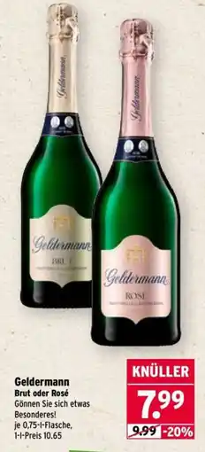 Wasgau Geldermann Brut oder Rosé Angebot