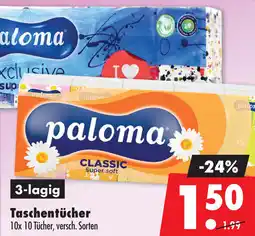 Mäc Geiz Paloma Taschentücher Angebot