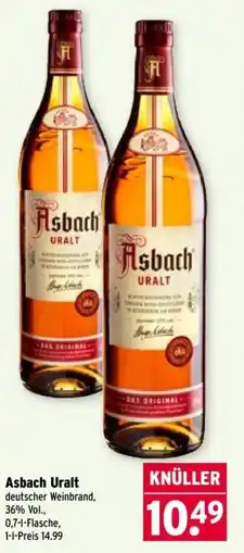 Wasgau Asbach Uralt deutscher Weinbrand, Angebot