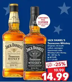 Kaufland Jack daniel's tennessee whiskey original Angebot