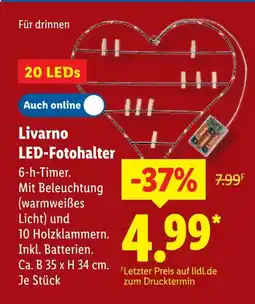 Lidl Livarno led-fotohalter Angebot