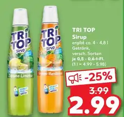 Kaufland Tri top sirup grüne-limette Angebot
