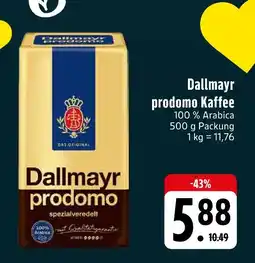 Edeka Dallmayr prodomo kaffee Angebot