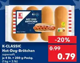Kaufland K-classic hot-dog-brötchen Angebot