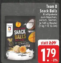 E-Center Team d snack balls Angebot