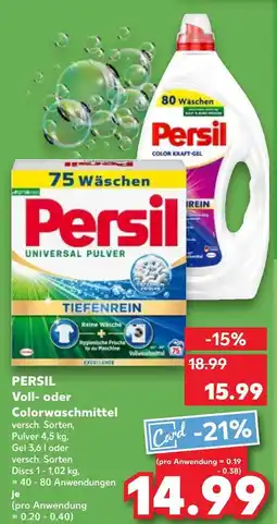 Kaufland Persil vollwaschmittel pulver Angebot