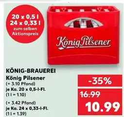 Kaufland König-brauerei könig pilsener Angebot