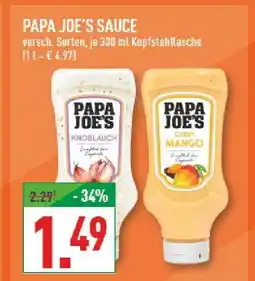 Marktkauf Papa joe's knoblauch sauce Angebot