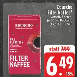 E-Center Eduscho filterkaffee Angebot
