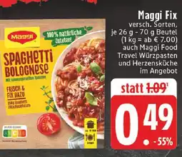 E-Center Maggi fix spaghetti bolognese Angebot