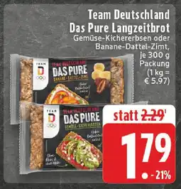 E-Center Team deutschland das pure langzeitbrot gemüse-kichererbsen Angebot
