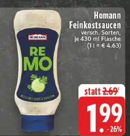 E-Center Homann feinkostsaucen Angebot