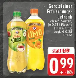 E-Center Gerolsteiner apfel schorle Angebot