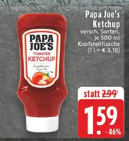 E-Center Papa joe's tomaten ketchup Angebot