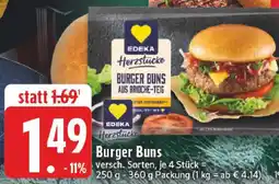 E-Center Edeka herzstücke burger buns aus brioche-teig Angebot