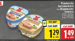 E-Center Rügenwalder pommersche gutsleberwurst Angebot