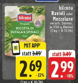 E-Center Hilcona ravioli ricotta di bufala & spinaci Angebot