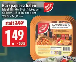E-Center Gut & günstig backpapierschalen Angebot