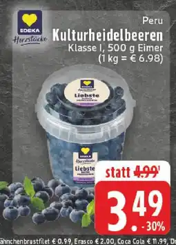 E-Center Edeka herzstücke kulturheidelbeeren Angebot