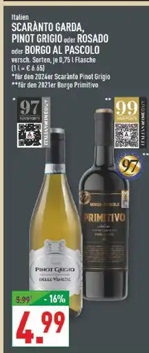 Marktkauf Scarànto garda pinot grigio Angebot