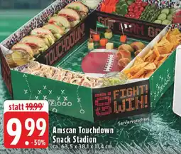 E-Center Amscan touchdown snack stadion Angebot