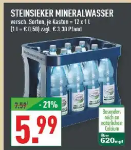 Marktkauf Steinsieker mineralwasser Angebot